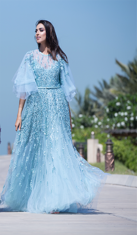 Sky Blue Dress  SW One Fashion Dubai